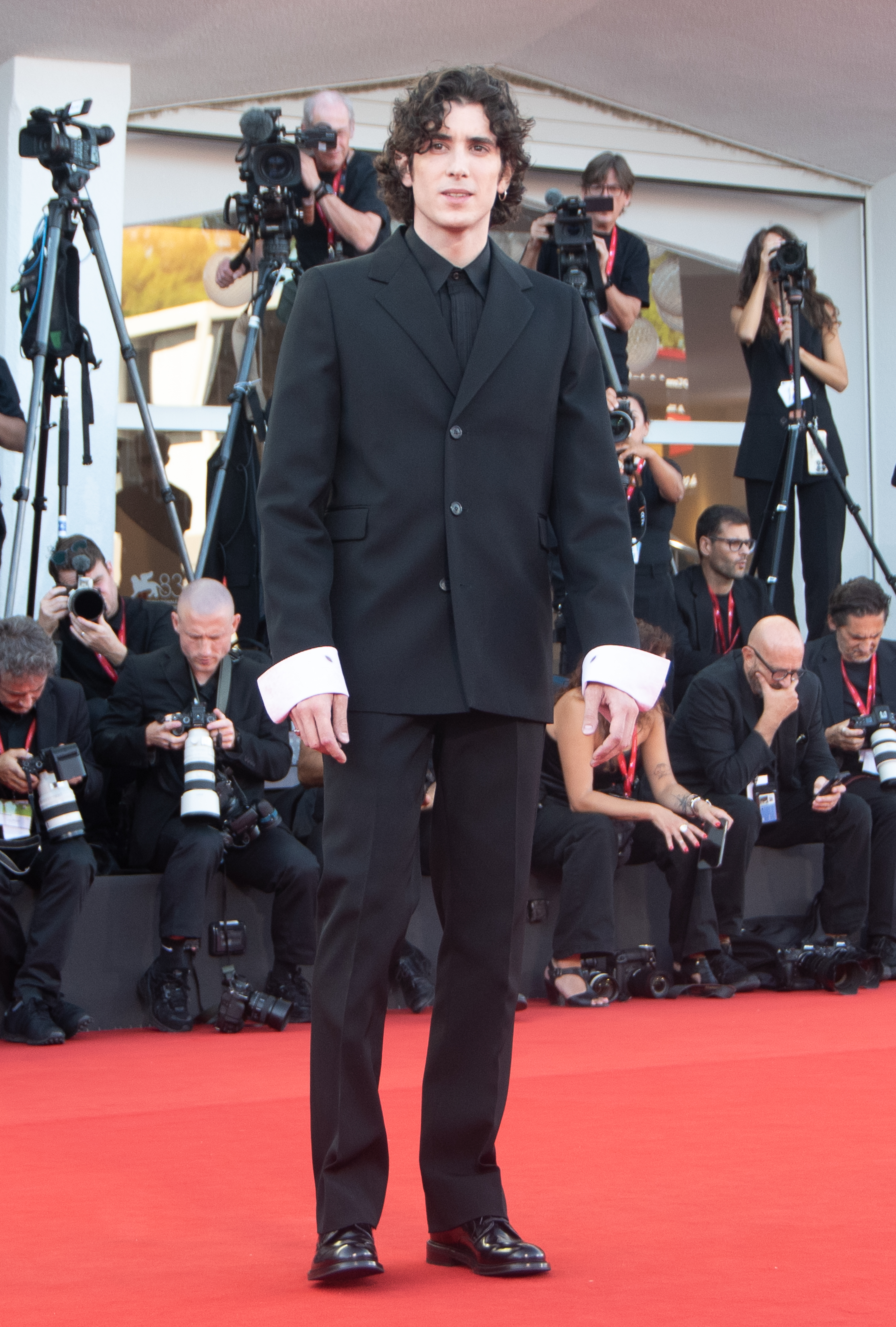 — italie venise cinema 83rd mostra del cinema 12 09 2026 83rd mostra del cinema closing ceremony red carpet nicolas maupas